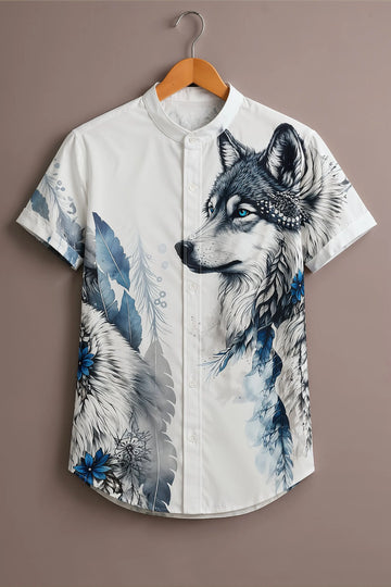 Arctic Wolf Blue Premium Shirt
