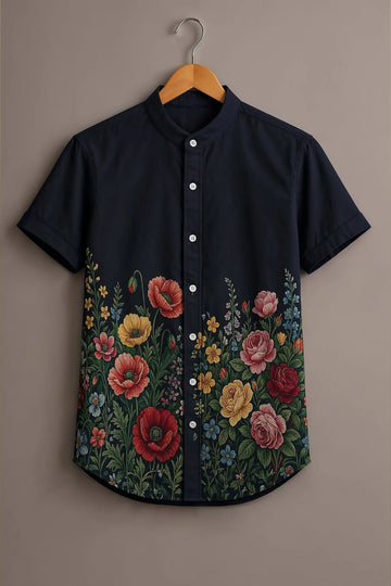 Royal Bloom Floral Premium Shirt