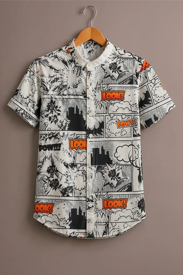 Street Comic Look Graphic Premium Shirt