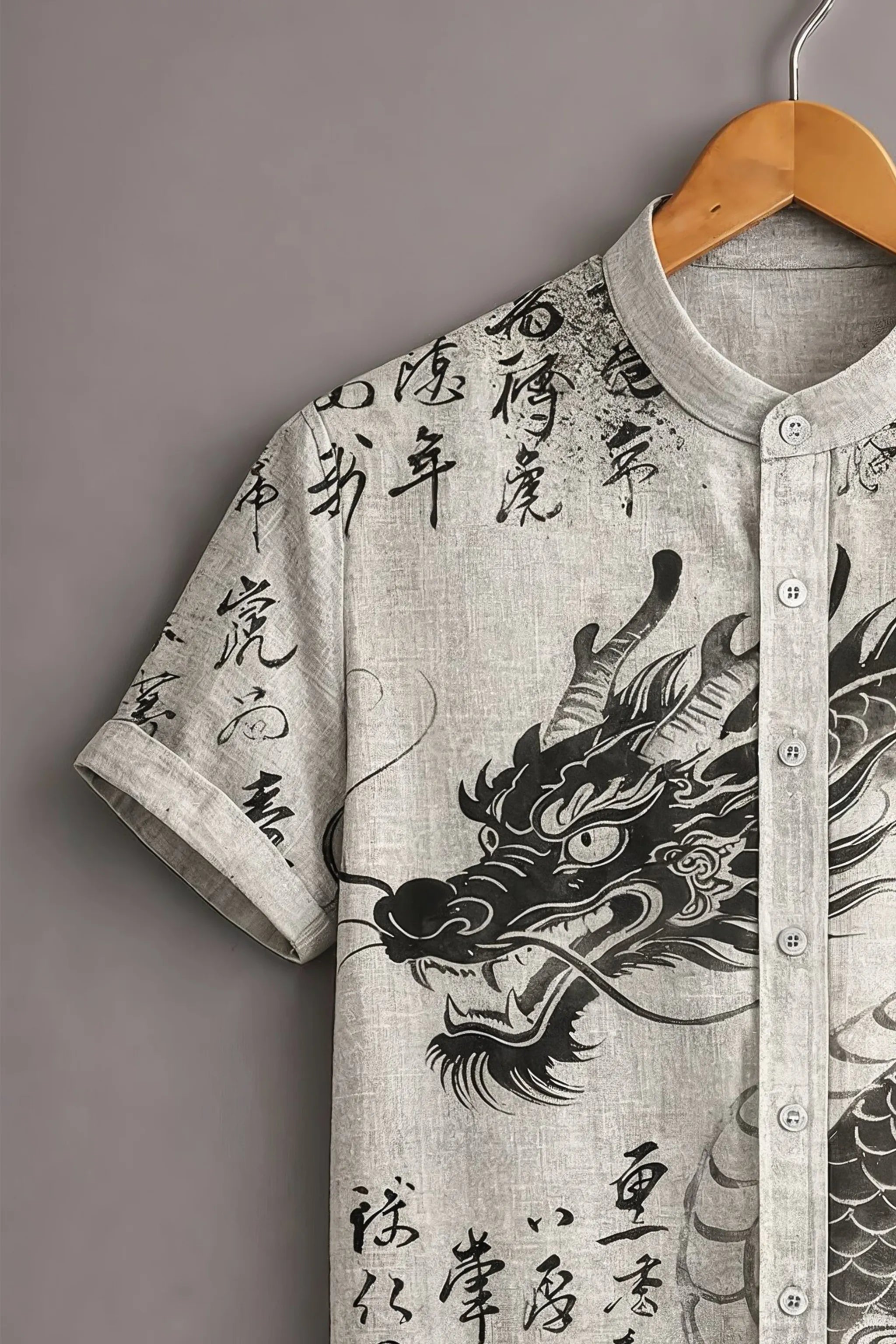 Royal Dragon Ink Style Designer Shirt